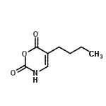 CAS#: 89509-90-0， 5-Butyl-2H-1,3-oxazine-2,6(3H)-dione