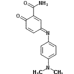 CAS 登录号：89519-94-8， (3E)-3-{[4-(二甲基氨基)苯基]亚氨基}-6-氧代-1,4-环己二烯-1-甲酰胺