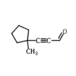 CAS#: 89521-50-6， 3-(1-Methylcyclopentyl)-2-propynal