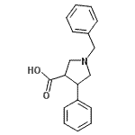 CAS#: 895241-86-8， 1-Benzyl-4-phenyl-3-pyrrolidinecarboxylic acid