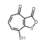 CAS#: 89550-93-6， 8-Sulfanylcyclohepta[c][1,2]oxathiole-3,4-dione