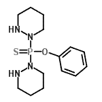 CAS 登录号:89552-73-8, O-苯基二(四氢-1(2H)-哒嗪基)膦基硫代酸酯