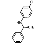 CAS#: 895537-30-1， 4-Chloro-N-[(1R)-1-phenylethyl]aniline