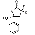 CAS 登录号：89630-68-2， 3,3-二氯-5-甲基-5-苯基二氢-2(3H)-呋喃酮