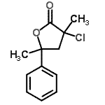 CAS#: 89630-70-6， 3-Chloro-3,5-dimethyl-5-phenyldihydro-2(3H)-furanone