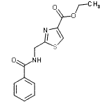 CAS#: 89647-66-5， Ethyl 2-[(benzoylamino)methyl]-1,3-thiazole-4-carboxylate