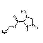 CAS#: 89775-97-3， Ethyl 3-hydroxy-5-oxo-L-prolinate