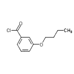 结构式 CAS# 89790-29-4, 3-丁氧基苯甲酰氯