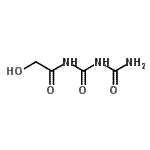 CAS#: 89802-97-1， N-(Carbamoylcarbamoyl)-2-hydroxyacetamide