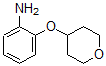 结构式 CAS# 898289-35-5, 2-[(四氢-2H-吡喃-4-基)氧基]-苯胺