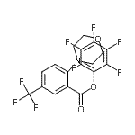 structure of CAS# 898289-52-6, Pentafluorophenyl 2-(4-morpholinyl)-5-(trifluoromethyl)benzoate;4-(Morpho<wbr>lin-4-yl)<wbr>-3-[(pent<wbr>afluoroph<wbr>enoxy)car<wbr>bonyl]ben<wbr>zotrifluo<wbr>ride, Pen<wbr>tafluorop<wbr>henyl 2-(<wbr>morpholin<wbr>-4-yl)-5-<wbr>(trifluor<wbr>omethyl)b<wbr>enzoate;MFCD09025890;Pentafluo<wbr>rophenyl <wbr>2-(morpho<wbr>lin-4-yl)<wbr>-5-(trifl<wbr>uoromethy<wbr>l)benzoate