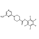 CAS#: 898289-56-0， Pentafluorophenyl 1-(6-methyl-2-pyrazinyl)-4-piperidinecarboxylate