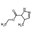 CAS#: 89851-95-6， Ethyl 4-methyl-4,5-dihydro-1H-pyrazole-5-carboxylate