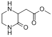 structure of CAS# 89852-17-5, Methyl 2-[(2S)-3-Oxo-2,4,5,6-Tetrahydropyrazin-2-Yl]Acetate;Methyl 2-[(2S)-3-Oxo-2,4,5,6-Tetrahydropyrazin-2-Yl]Acetate;Methyl (3-Oxopiperazin-2-Yl)Acetate(SALTDATA: FREE);Methyl (3-Oxopiperazin-2-Yl)Acetate