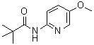 结构式 CAS# 898561-68-7, N-(5-甲氧基-2-吡啶基)-2,2-二甲基丙酰胺