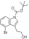 CAS#: 898746-58-2， 2-Methyl-2-propanyl 4-bromo-3-(2-hydroxyethyl)-1H-indole-1-carboxylate