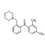 结构式 CAS# 898750-47-5, (2,4-二甲基苯基)[2-(4-吗啉基甲基)苯基]甲酮