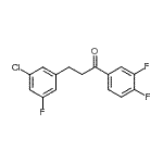 CAS#: 898751-48-9， 3-(3-Chloro-5-fluorophenyl)-1-(3,4-difluorophenyl)-1-propanone