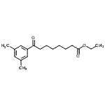 structure of CAS# 898751-81-0, Ethyl 8-(3,5-dimethylphenyl)-8-oxooctanoate;ethyl 8-(3,5-dimethylphenyl)-8-oxooctanoate