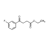 结构式 CAS# 898752-08-4, 乙基4-(3-氟苯基)-4-氧代丁酸酯