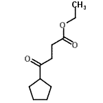 结构式 CAS# 898753-83-8, 乙基4-环戊基-4-氧代丁酸酯