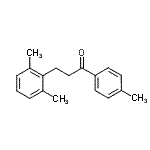 structure of CAS# 898754-30-8, 3-(2,6-Dimethylphenyl)-1-(4-methylphenyl)-1-propanone;3-(2,6-dimethylphenyl)-4'-methylpropiophenone
