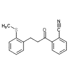 CAS#: 898754-31-9， 2-{3-[2-(Methylsulfanyl)phenyl]propanoyl}benzonitrile