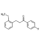 CAS#: 898754-69-3， 1-(4-Fluorophenyl)-3-[2-(methylsulfanyl)phenyl]-1-propanone