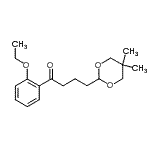 CAS#: 898755-75-4， 4-(5,5-Dimethyl-1,3-dioxan-2-yl)-1-(2-ethoxyphenyl)-1-butanone