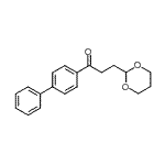 CAS#: 898756-62-2， 1-(4-Biphenylyl)-3-(1,3-dioxan-2-yl)-1-propanone