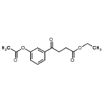 structure of CAS# 898758-77-5, Ethyl 4-(3-acetoxyphenyl)-4-oxobutanoate;Ethyl 4-(3-acetoxyphenyl)-4-oxobutyrate