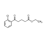 结构式 CAS# 898759-03-0, 乙基5-(2-氯苯基)-5-氧代戊酸酯