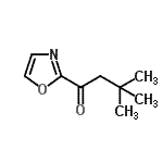 结构式 CAS# 898759-18-7, 3,3-二甲基-1-(1,3-恶唑-2-基)-1-丁酮