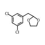 结构式 CAS# 898759-19-8, 2-(3,5-二氯苄基)-1,3-二氧戊环