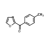 结构式 CAS# 898759-59-6, (4-甲基苯基)(1,3-恶唑-2-基)甲酮