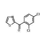 结构式 CAS# 898760-56-0, (2,4-二氯苯基)(1,3-恶唑-2-基)甲酮