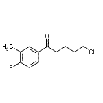 CAS#: 898761-06-3， 5-Chloro-1-(4-fluoro-3-methylphenyl)-1-pentanone