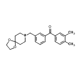 CAS#: 898761-89-2， (3,4-Dimethylphenyl)[3-(1,4-dioxa-8-azaspiro[4.5]dec-8-ylmethyl)phenyl]methanone