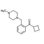 CAS#: 898762-60-2， Cyclobutyl{2-[(4-methyl-1-piperazinyl)methyl]phenyl}methanone