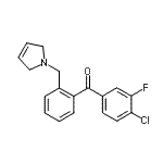 CAS#: 898763-41-2， (4-Chloro-3-fluorophenyl)[2-(2,5-dihydro-1H-pyrrol-1-ylmethyl)phenyl]methanone