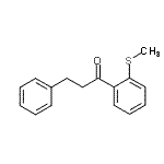 结构式 CAS# 898764-18-6, 1-[2-(甲硫基)苯基]-3-苯基-1-丙酮