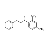 structure of CAS# 898764-27-7, 1-(2,4-Dimethylphenyl)-3-phenyl-1-propanone;2',4'-dimethyl-3-phenylpropiophenone