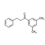 结构式 CAS# 898764-33-5, 1-(3,5-二甲基苯基)-3-苯基-1-丙酮