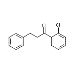structure of CAS# 898764-45-9, 1-(2-Chlorophenyl)-3-phenyl-1-propanone;2'-chloro-3-phenylpropiophenone