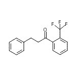 structure of CAS# 898764-51-7, 3-Phenyl-1-[2-(trifluoromethyl)phenyl]-1-propanone;3-phenyl-1-[2-(trifluoromethyl)phenyl]propan-1-one;3-phenyl-2'-trifluoromethylpropiophenone;MFCD03842942