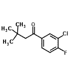 CAS#: 898764-66-4， 1-(3-Chloro-4-fluorophenyl)-3,3-dimethyl-1-butanone