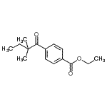结构式 CAS# 898765-25-8, 乙基4-(2,2-二甲基丁酰基)苯甲酸酯