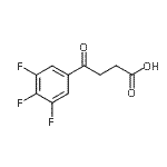 CAS#: 898765-87-2， 4-Oxo-4-(3,4,5-trifluorophenyl)butanoic acid