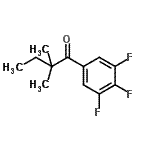 CAS#: 898766-08-0， 2,2-Dimethyl-1-(3,4,5-trifluorophenyl)-1-butanone