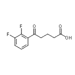 结构式 CAS# 898766-13-7, 5-(2,3-二氟苯基)-5-氧代戊酸